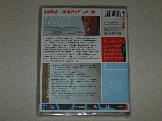 Screen capture from Pierrot le fou