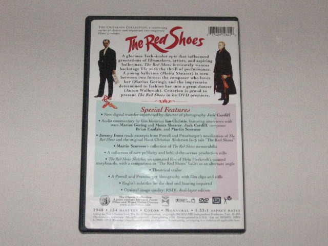 Screen capture from The Red Shoes