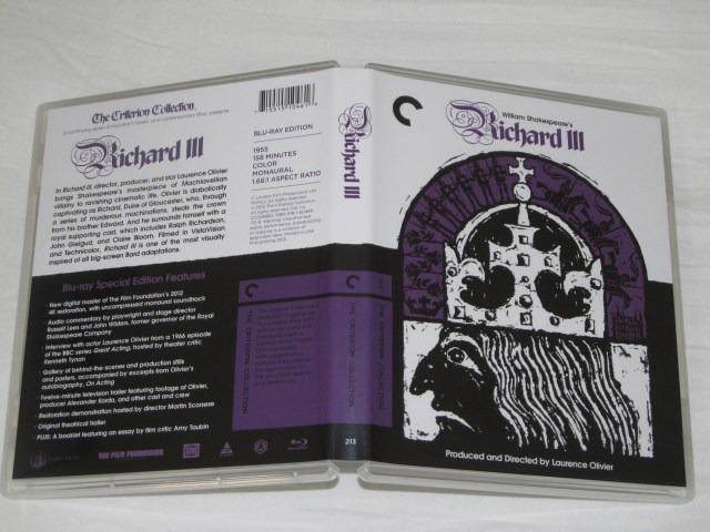 Screen capture from Richard III