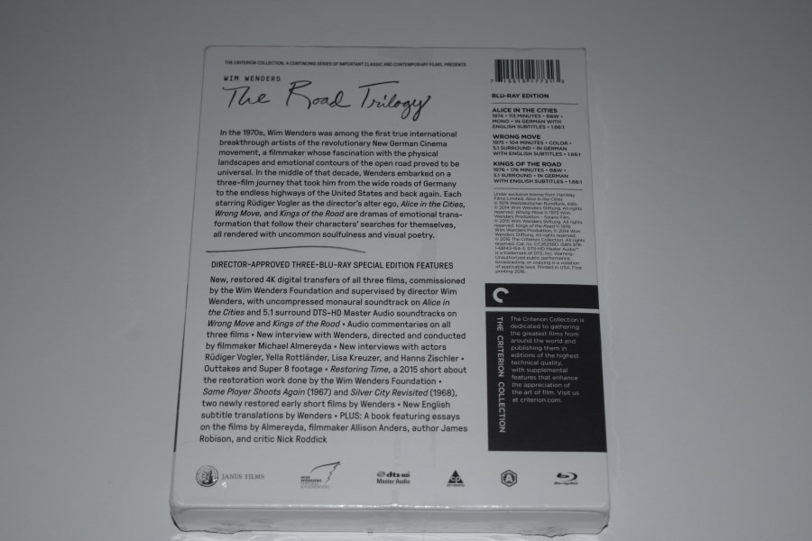 Screen capture from Wim Wenders: The Road Trilogy