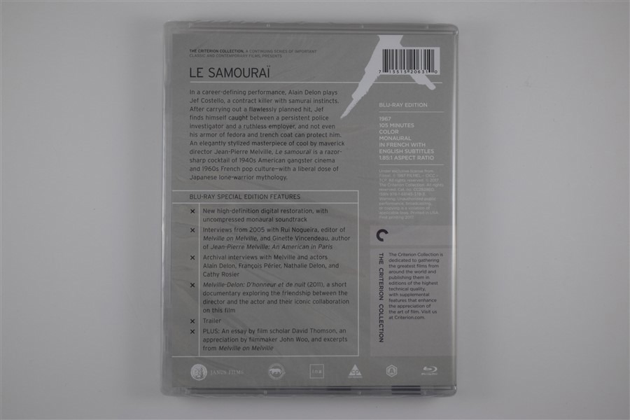 Screen capture from Le samouraï