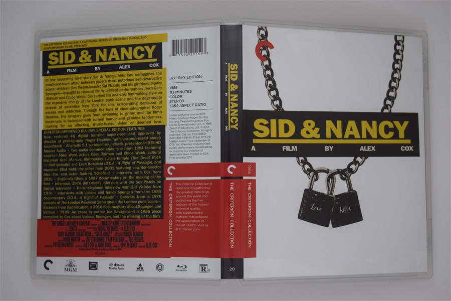 Screen capture from Sid & Nancy