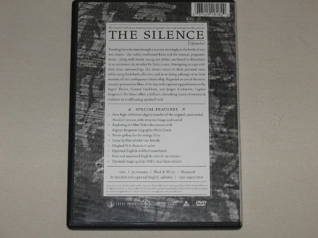 Screen capture from The Silence