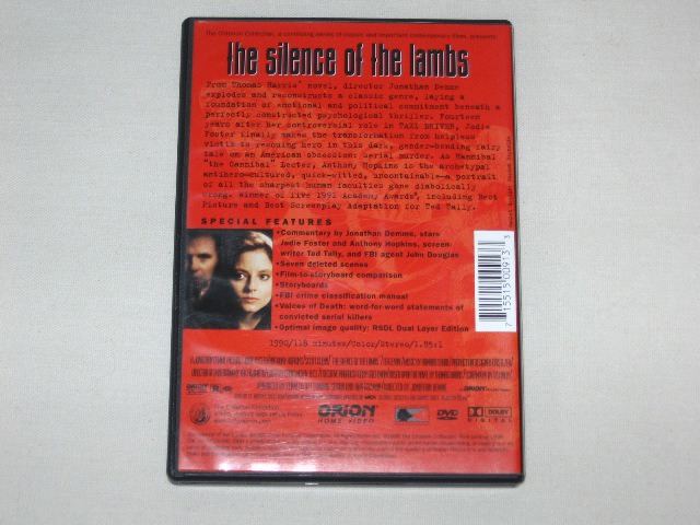 Screen capture from The Silence of the Lambs