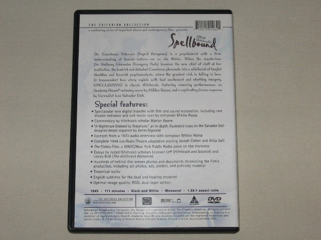 Screen capture from Spellbound