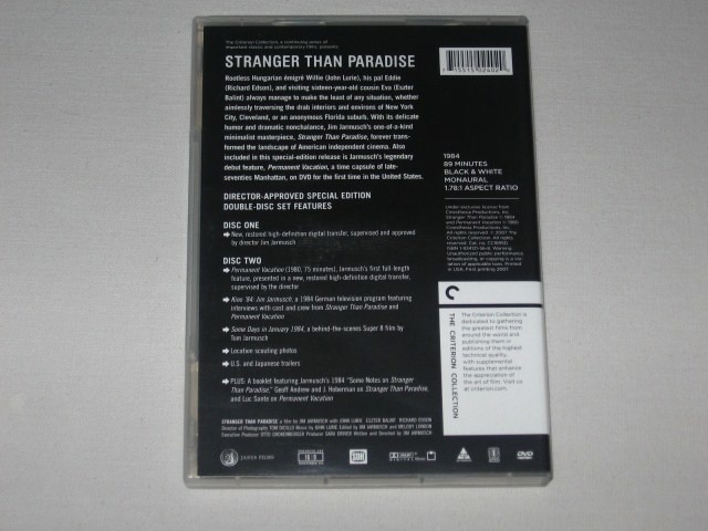 Screen capture from Stranger Than Paradise