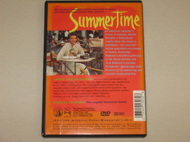 Screen capture from Summertime