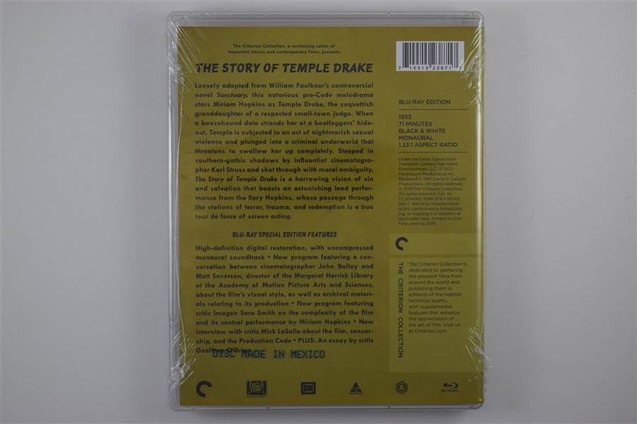Screen capture from The Story of Temple Drake