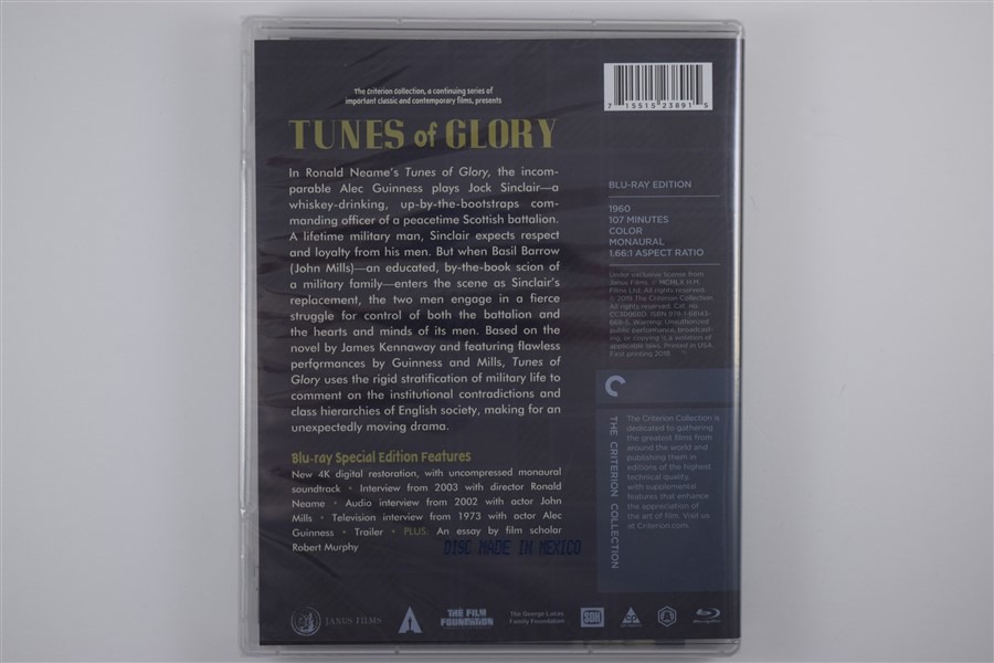 Screen capture from Tunes of Glory