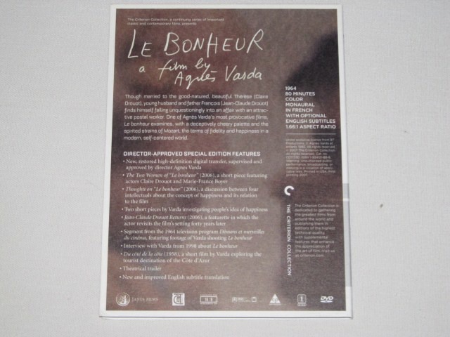 Screen capture from Le bonheur