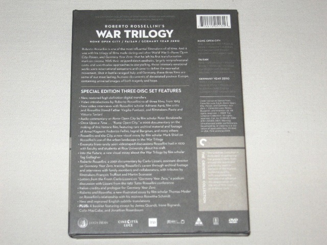 Screen capture from Roberto Rossellini’s War Trilogy