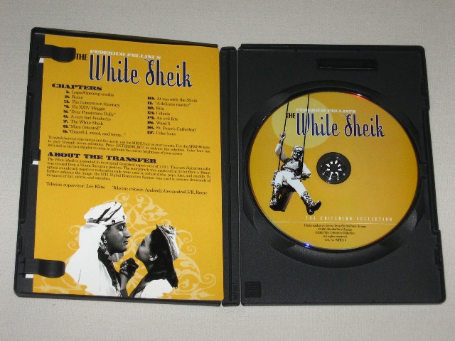 Screen capture from The White Sheik