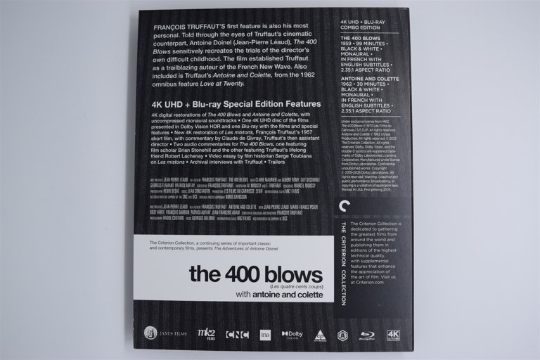 Packaging photo for The 400 Blows with Antoine and Colette
