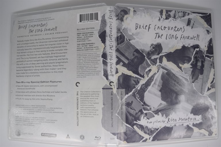 Packaging photo for Brief Encounters / The Long Farewell: Two Films by Kira Muratova