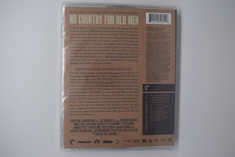 Packaging photo for No Country for Old Men