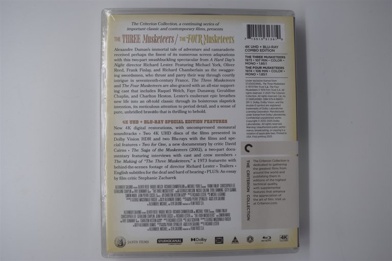 Packaging photo for The Three Musketeers / The Four Musketeers: Two Films by Richard Lester