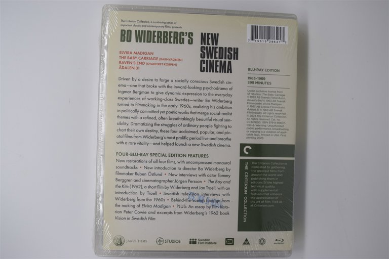 Packaging photo for Bo Widerberg’s New Swedish Cinema