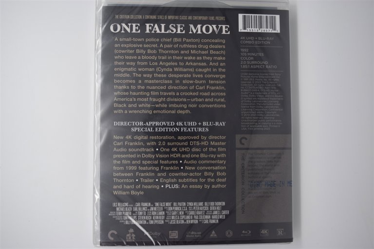 Packaging photo for One False Move