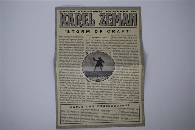 Packaging photo for Three Fantastic Journeys by Karel Zeman