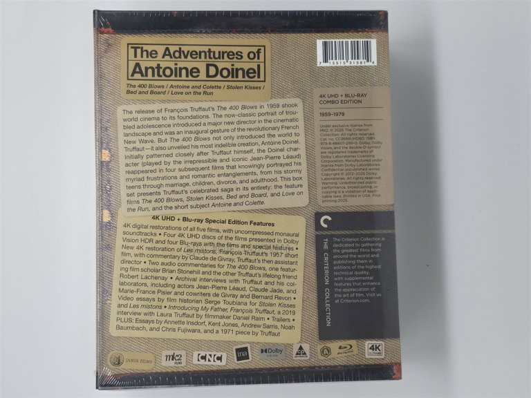 Packaging photo for The Adventures of Antoine Doinel