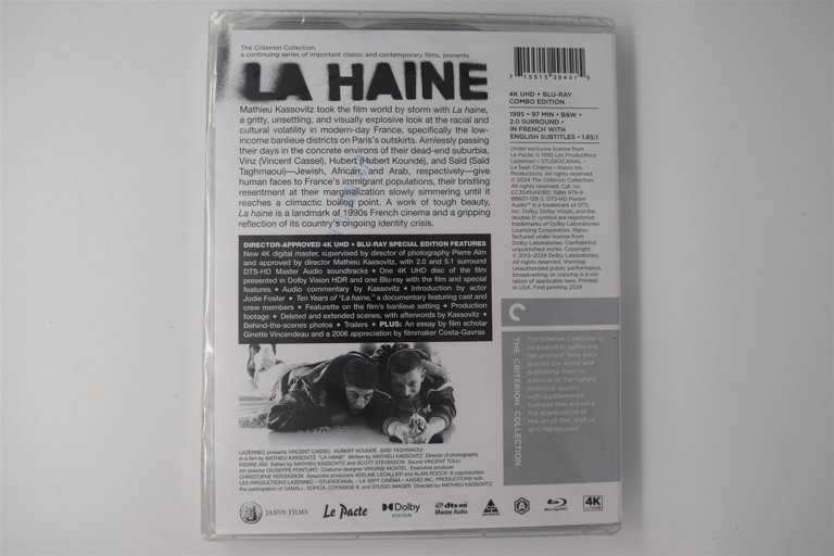 Packaging photo for La haine