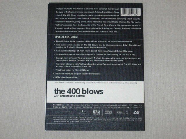 Packaging photo for The 400 Blows with Antoine and Colette