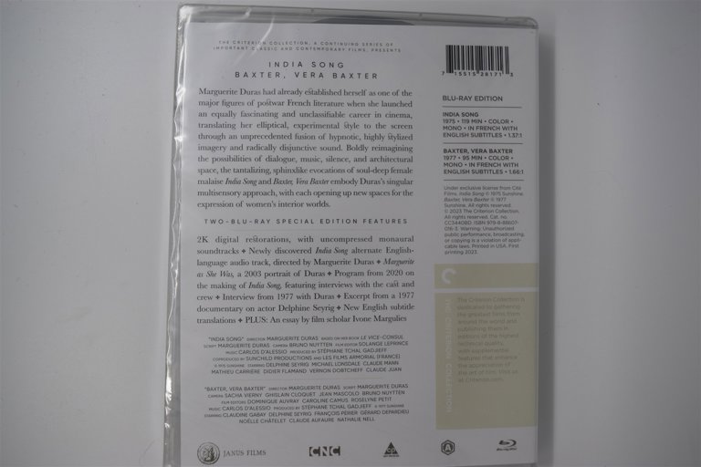 Packaging photo for Two Films by Marguerite Duras