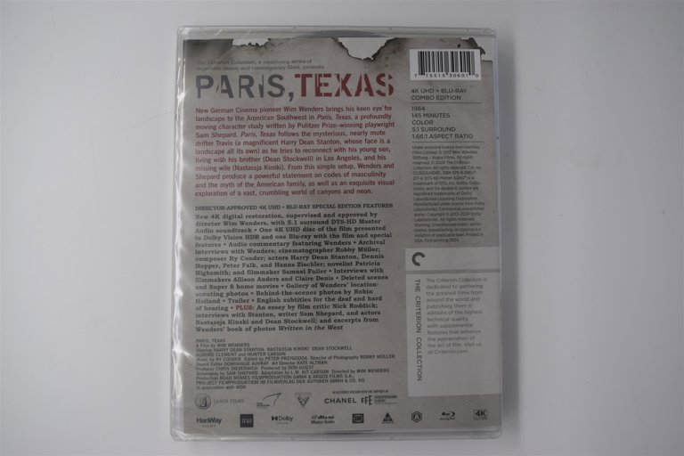 Packaging photo for Paris, Texas
