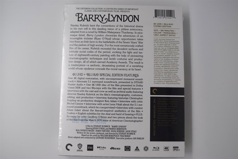 Packaging photo for Barry Lyndon