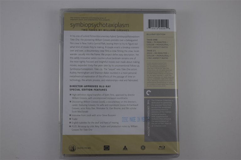 Packaging photo for Symbiopsychotaxiplasm: Two Takes by William Greaves