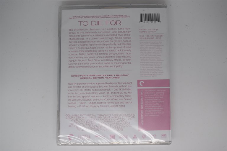 Packaging photo for To Die For