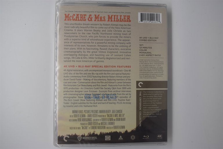 Packaging photo for McCabe & Mrs. Miller