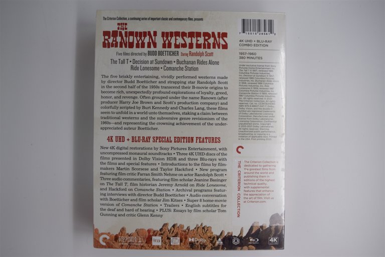Packaging photo for The Ranown Westerns: Five Films Directed by Budd Boetticher