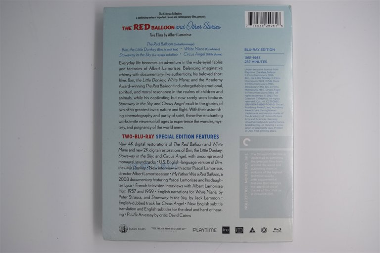 Packaging photo for The Red Balloon and Other Stories: Five Films by Albert Lamorisse