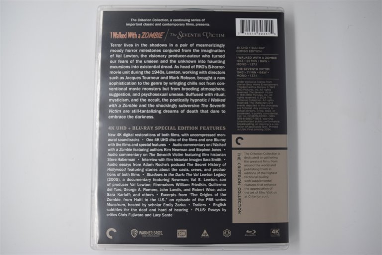 Packaging photo for I Walked with a Zombie / The Seventh Victim: Produced by Val Lewton