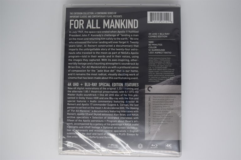 Packaging photo for For All Mankind