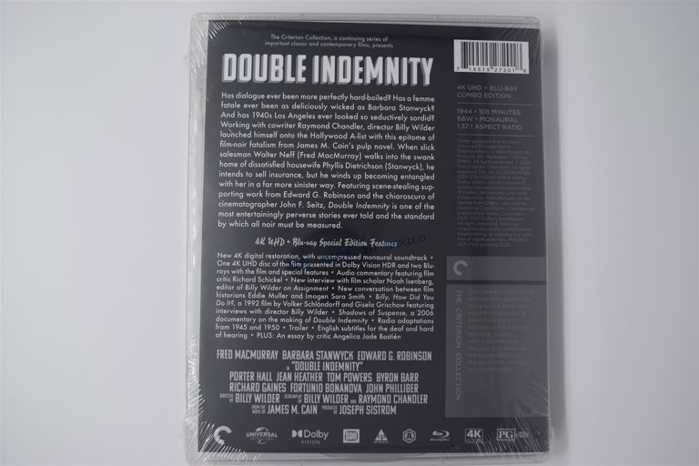 Packaging photo for Double Indemnity