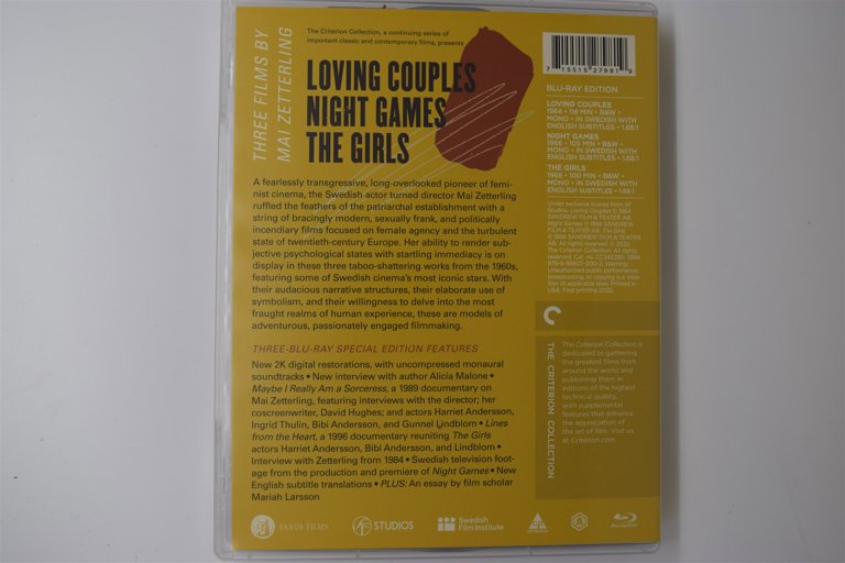 Packaging photo for Three Films by Mai Zetterling