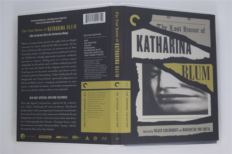 Packaging photo for The Lost Honor of Katharina Blum