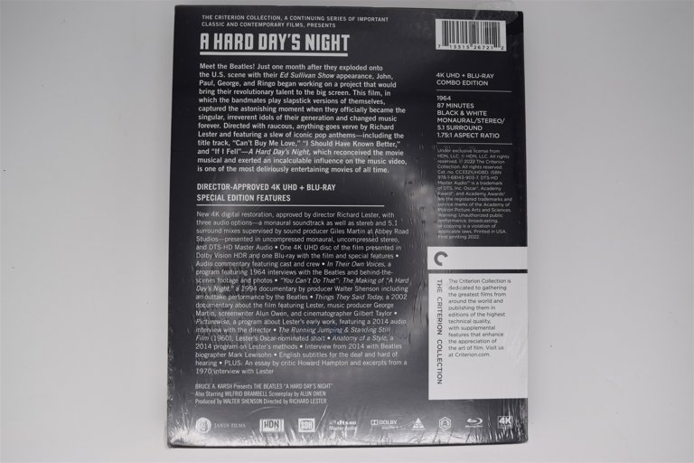 Packaging photo for A Hard Day’s Night