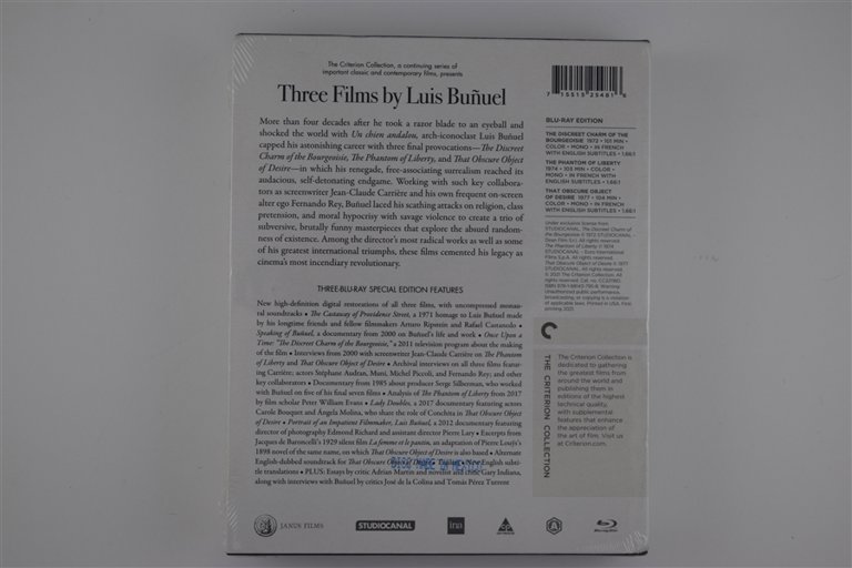 Packaging photo for Three Films by Luis Buñuel