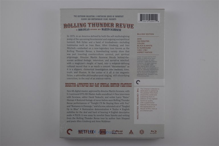 Packaging photo for Rolling Thunder Revue: A Bob Dylan Story by Martin Scorsese