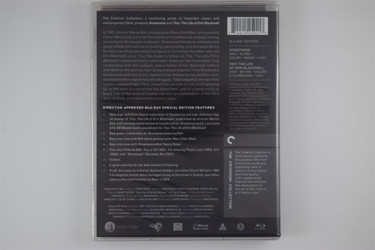 Packaging photo for Streetwise/Tiny: The Life of Erin Blackwell