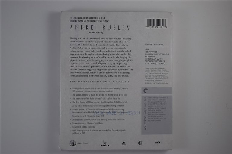 Packaging photo for Andrei Rublev