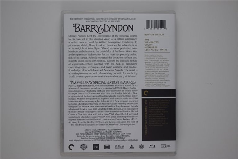 Packaging photo for Barry Lyndon