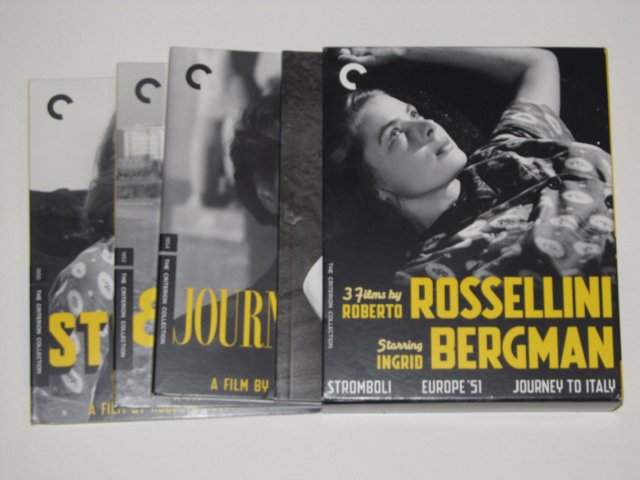 Packaging photo for 3 Films by Roberto Rossellini Starring Ingrid Bergman
