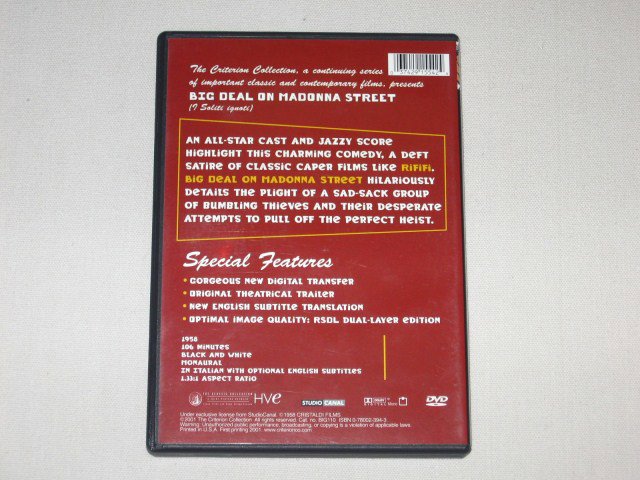 Packaging photo for Big Deal on Madonna Street