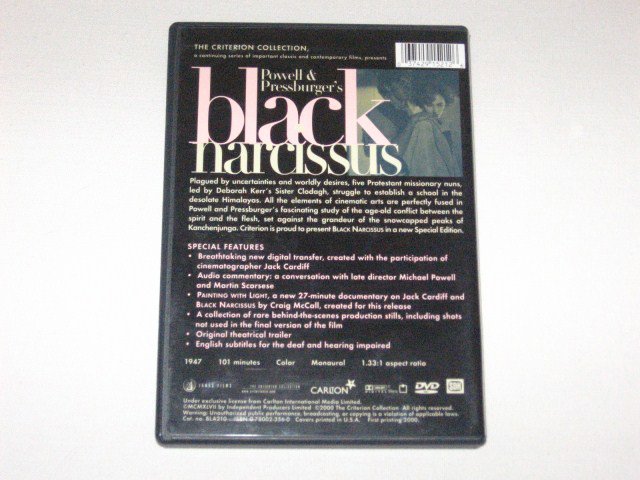 Packaging photo for Black Narcissus