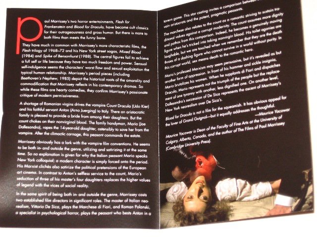 Packaging photo for Blood for Dracula