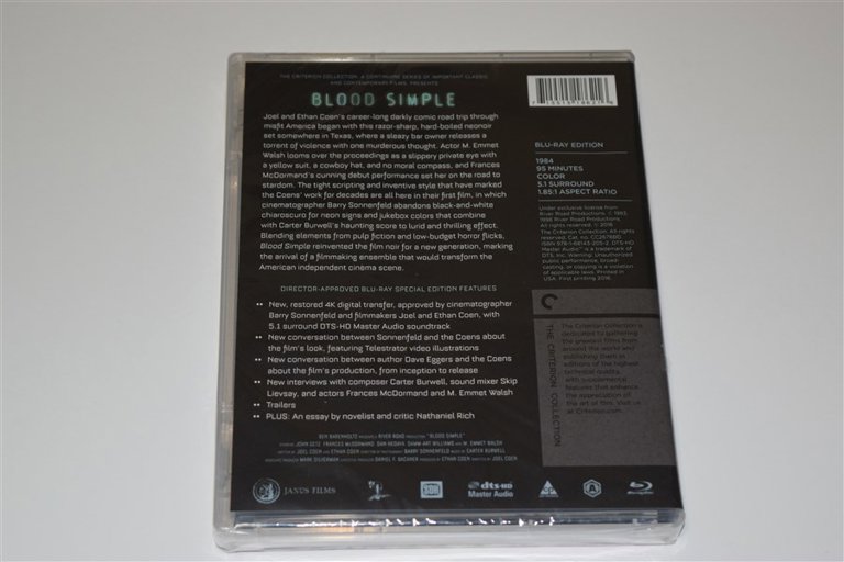 Packaging photo for Blood Simple